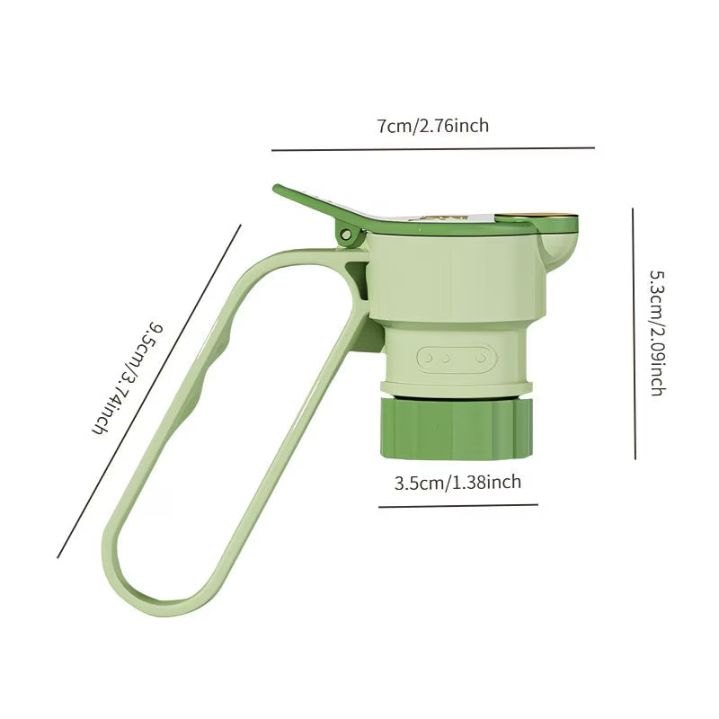 Leakproof Controlled Flow Pouring Lid with Handle