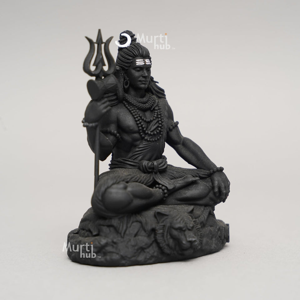 Bholenath Shiva — The Calm Protector | Hand-Finished Idol for Car, Desk & Altar