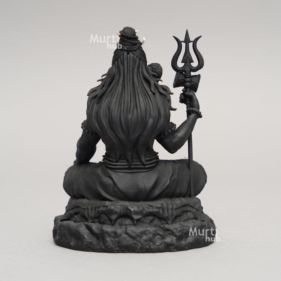 Bholenath Shiva — The Calm Protector | Hand-Finished Idol for Car, Desk & Altar