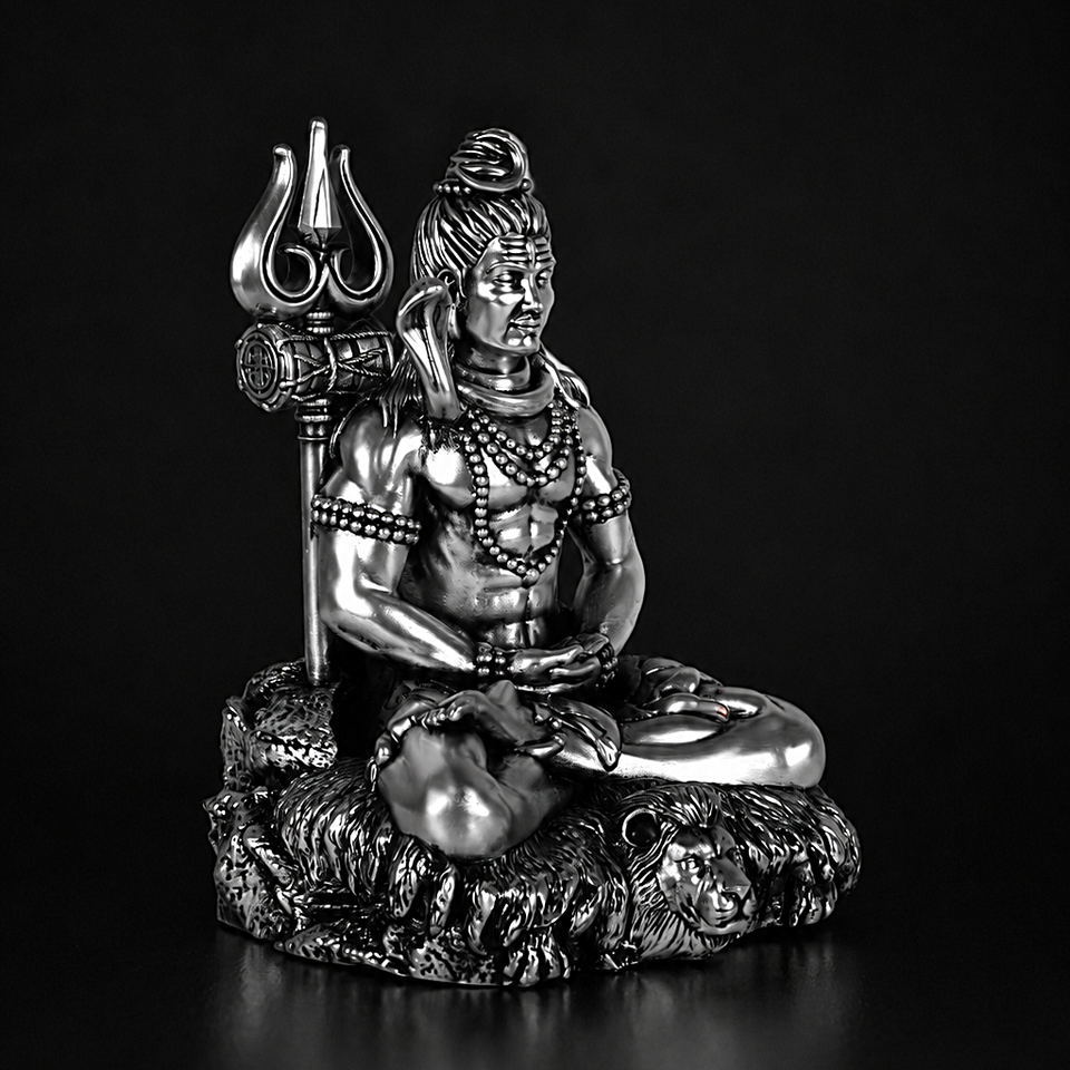 Shiv Dhyaanam Silver Plated