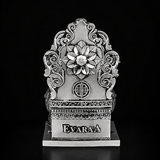 Simhasan Ganesha Silver Plated
