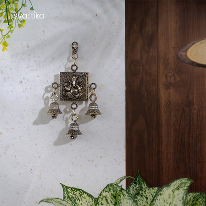 Brass Lord Ganesha Latkan with Bells