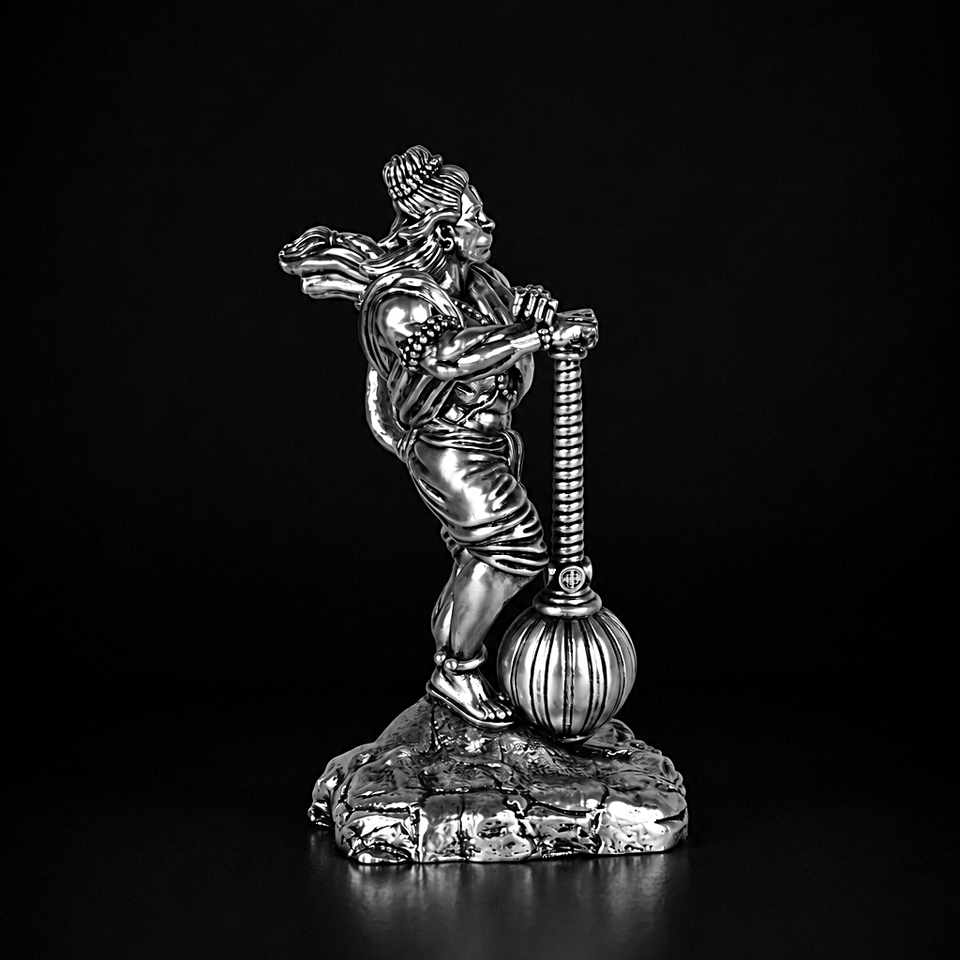 Bahubali Hanuman 2.0 Silver Plated