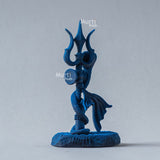 Shiva's Trishul Damru — Om Namah Shivay | Hand-Painted Resin Idol for Car Dashboard