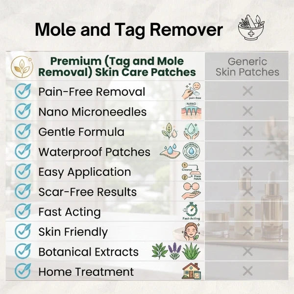 DermaCare™ - Acne/ Tag/ Mole Eraser | Spot Fixers | Clear Invisible Stickers