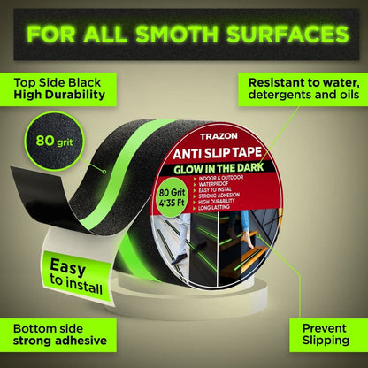 Anti Slip Tape for Stairs Outdoor/Indoor Waterproof 2 Inch X 5 Meter (Buy 1 Get 1 Free)