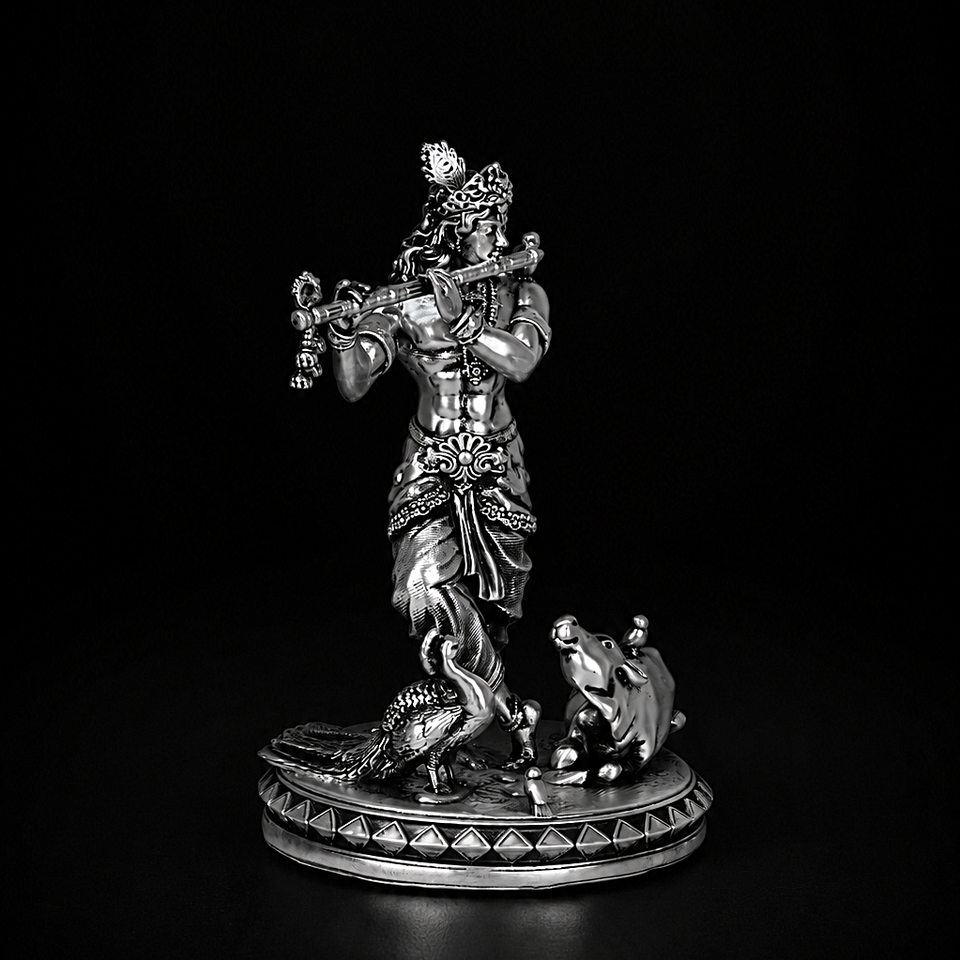 Krishna (Murli-dhar) Silver Plated