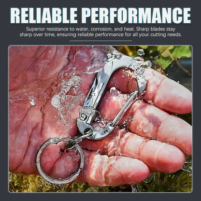 Multifunctional 7075 Aluminum Alloy Keychain