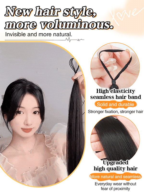 Self winding hair increasing wig bundles