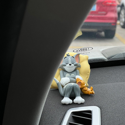 Sleeping Tom & Jerry Cute Car Interior Accessory