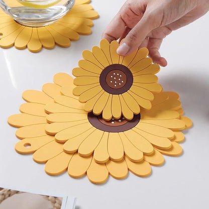 FloraGuard™ - Sunflower Thermal Trivet Mat (10 CMS)