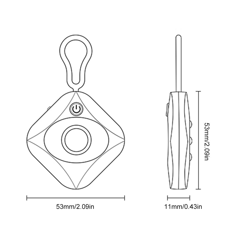 Hidden Camera Detector Keychain