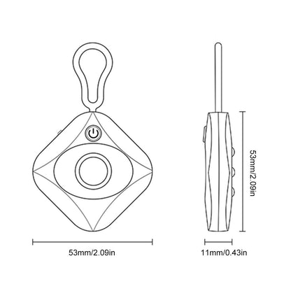 Hidden Camera Detector Keychain