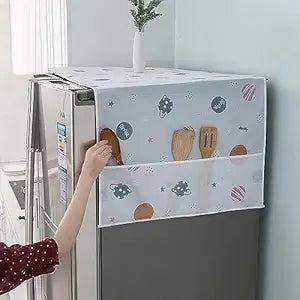 Waterproof Double Door Fridge Top Cover