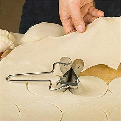 Stainless Steel Dumpling Maker & Round Dough Skin Cutter