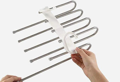 5-in-1 Space-Saving Pants Hanger