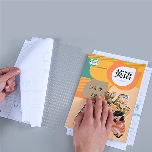 Self-Adhesive Transparent Book Cover Roll for Books, Notebooks & Files