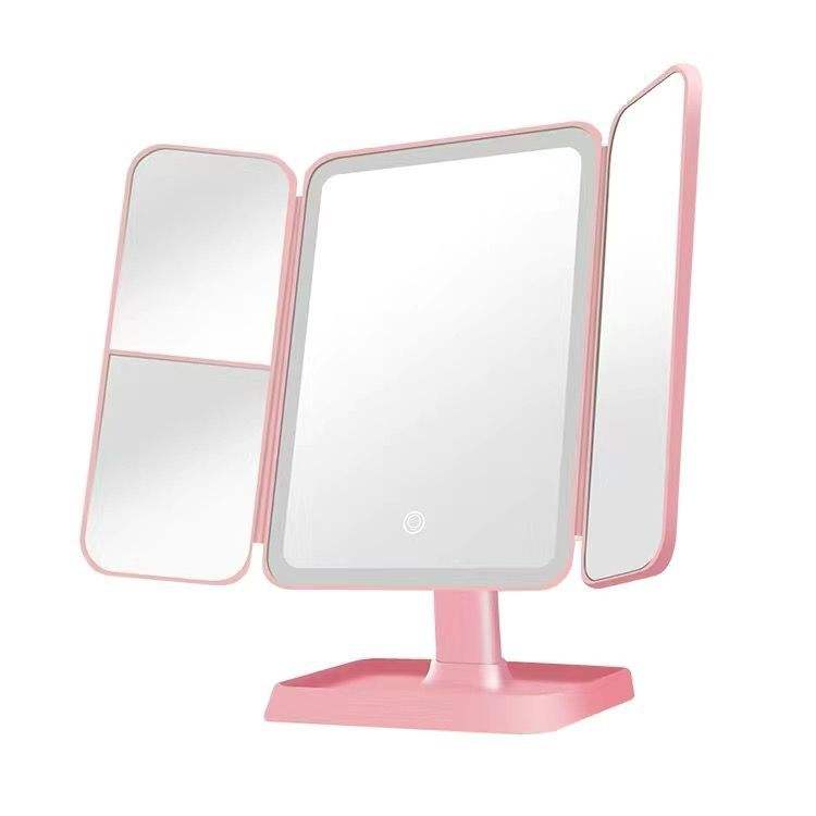 Multifold LED Makeup Mirror (1x/2x/3x)