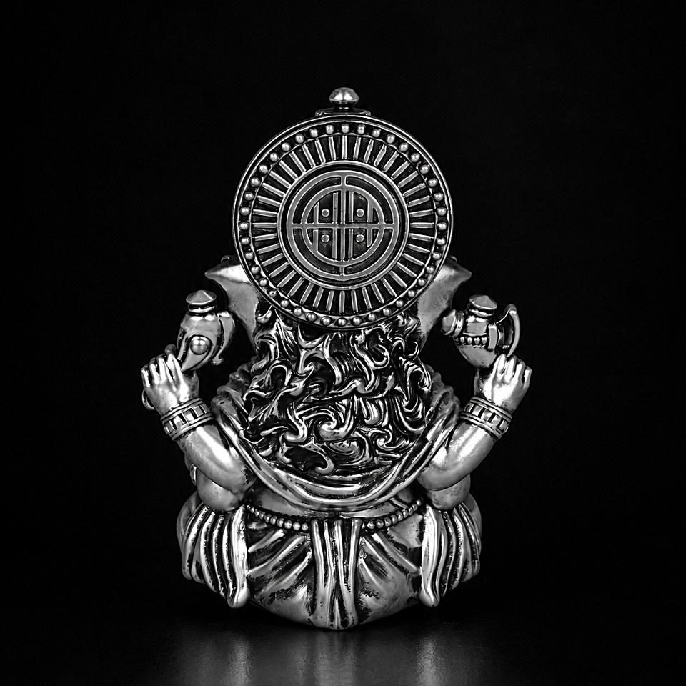 Vighnaharta Ganesha Silver Plated
