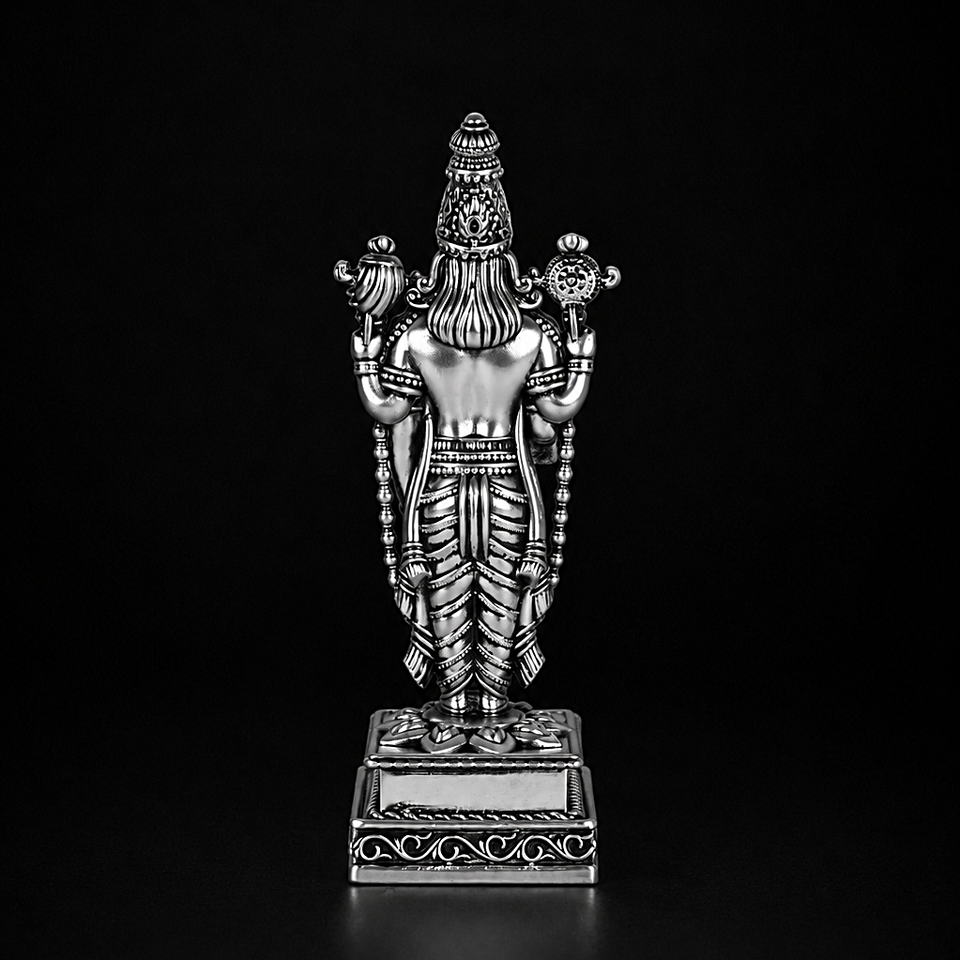 Lord Venkateshwar Balaji Silver Plated