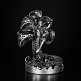 Mystical Shiva with Sheshnag Silver Plated