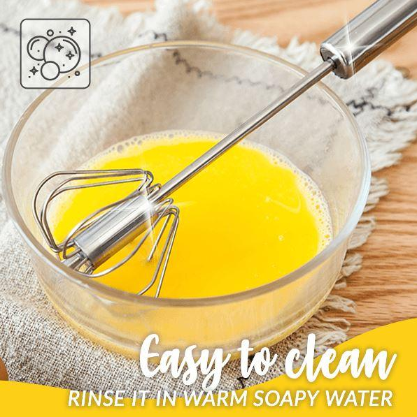 ✨Kicthen Hot Sale-Stainless Steel Semi-Automatic Whisk(Buy 1 Get 1 Free)