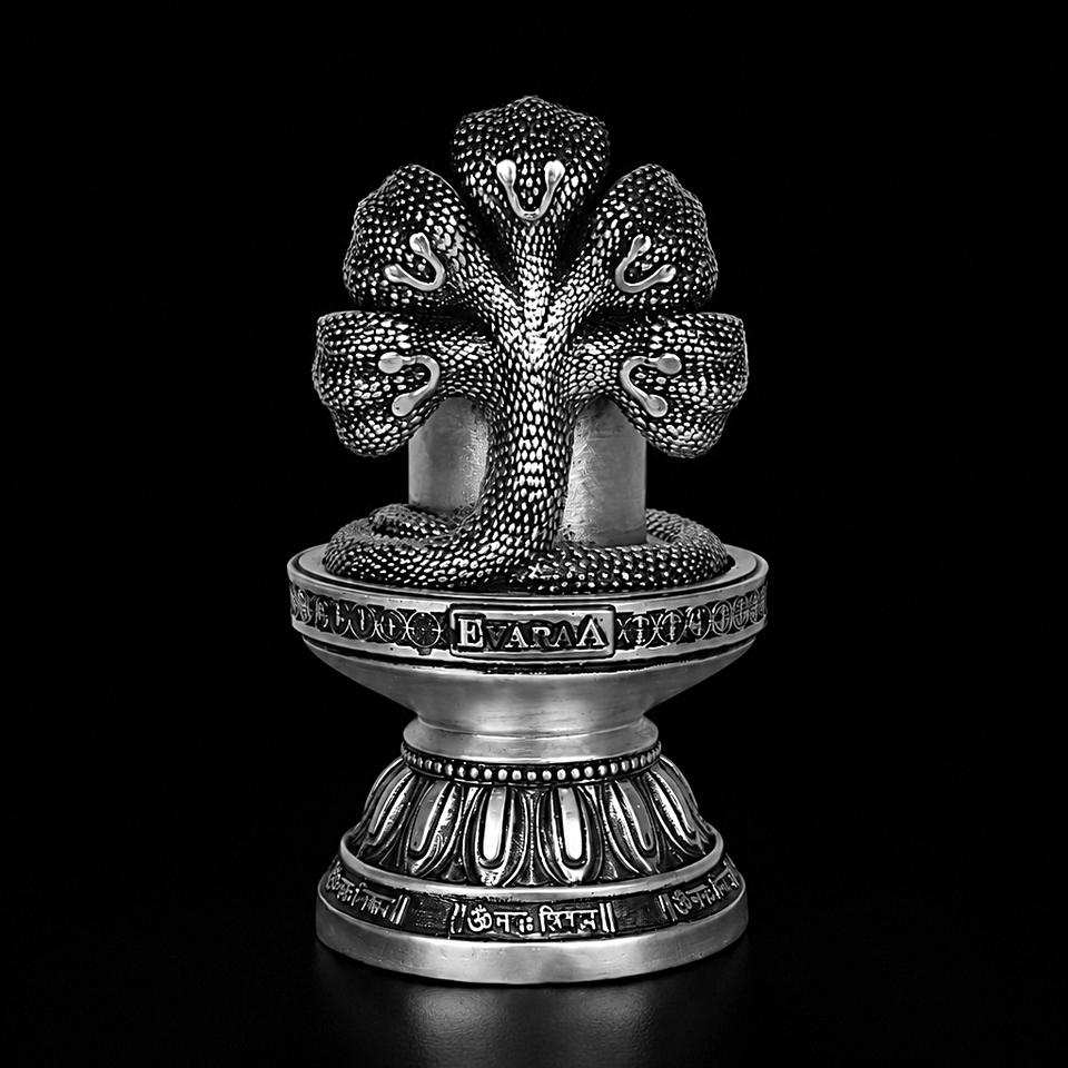 Shivalingam Silver Plated