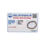 Natural Tiger Eye Bracelet – Stone of Courage & Protection