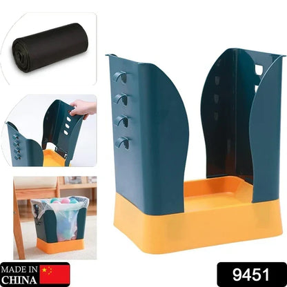 Smart Expandable Space-Saving Waste Bin with Bag Holder