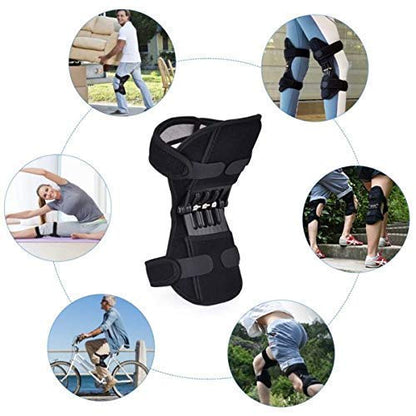 Power Knee Support Booster with Spring Force | Pain Relief & Joint Stability Brace (Pair)
