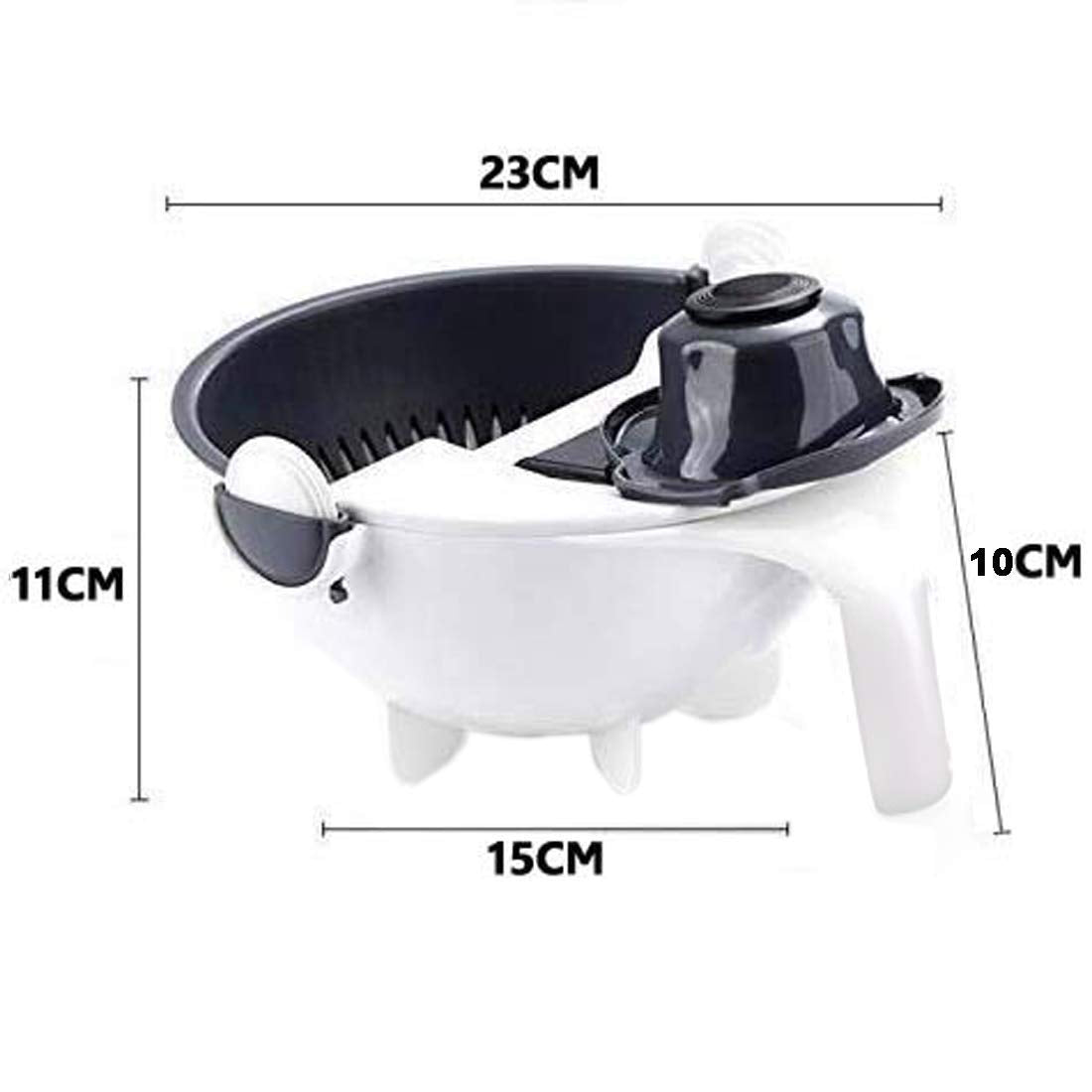 9 in 1 Vegetable Cutter with Drain Basket