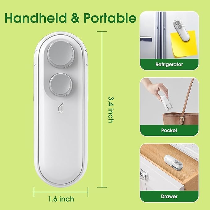 2-in-1 Rechargeable Mini Bag Sealer