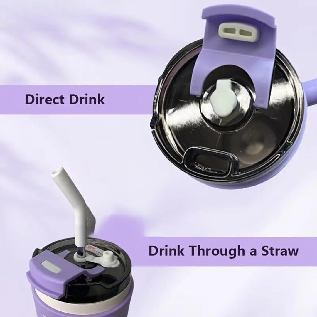 Premium Insulated Tumbler with Easy-Grip Handle - 860ML