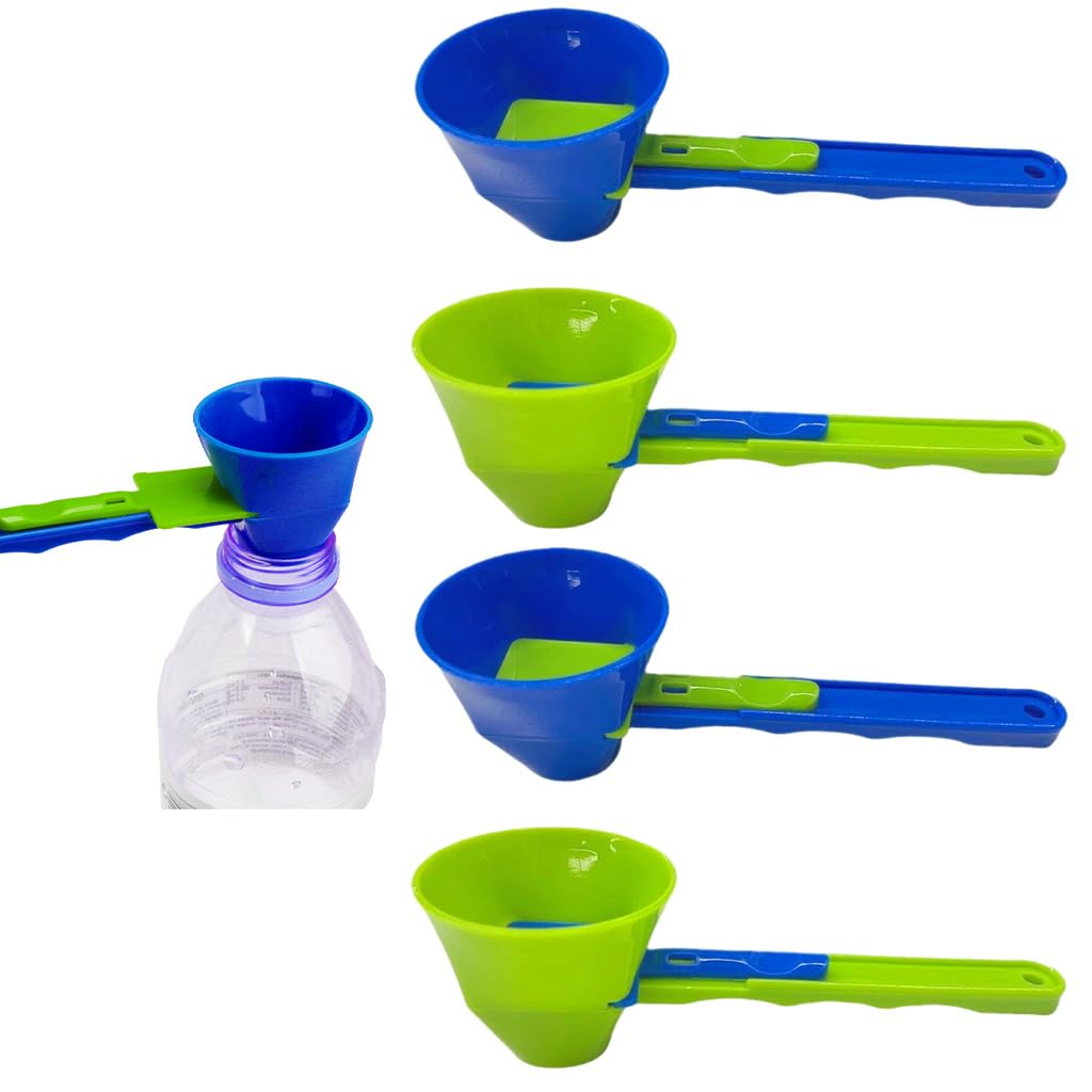 2-in-1 Sliding Spoon Funnel | No-Spill Scoop