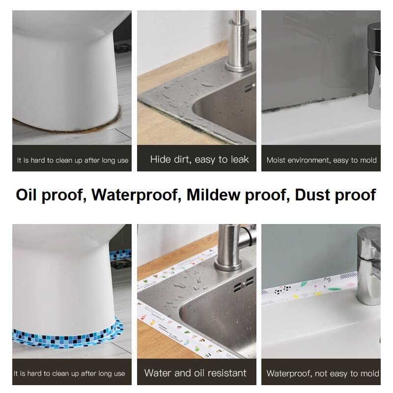 Waterproof & Oil-Proof Self-Adhesive Caulk Tape