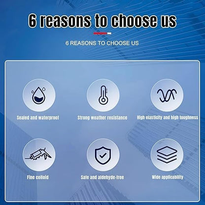 Waterproof Silicone Sealant for Roof & Leak Repair