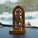 Ram Lalla Ayodhya Idol – Antique Gold | Car Dashboard & Home Mandir | Murtihub