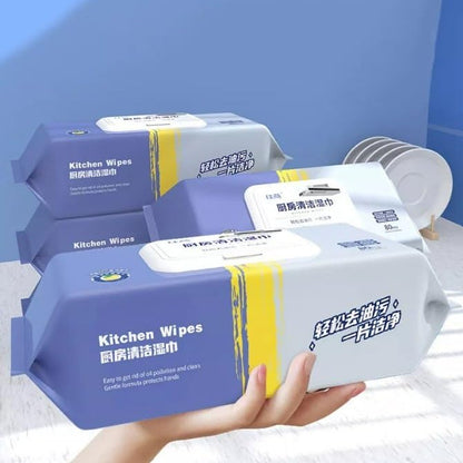 Disposable Kitchen Cleaning Wipes Pack
