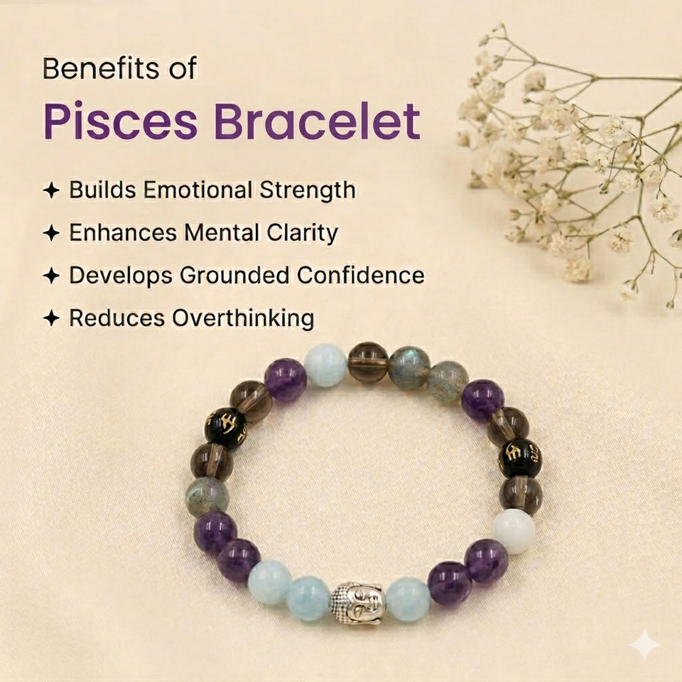 Pisces Natural Multi-Stone Bracelet