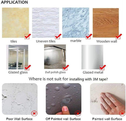 Premium Drill-Free Self Adhesive Wall Hooks