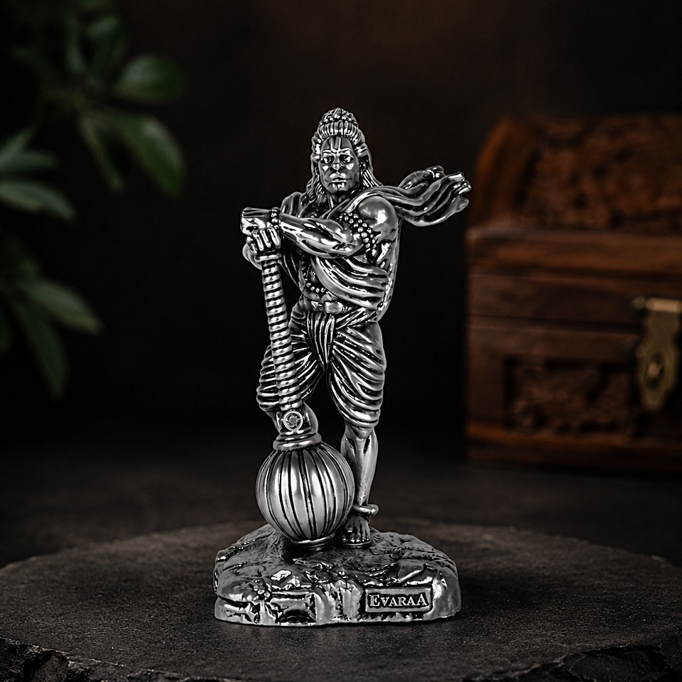 Bahubali Hanuman 2.0 Silver Plated