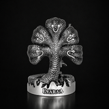 Mystical Shiva with Sheshnag Silver Plated