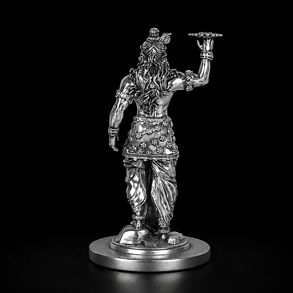 Krishna Sudarshan Silver Plated