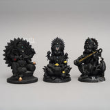 Baal Laxmi Ganesh Saraswati Idol Trio – Divine Dashboard Set for Prosperity, Wisdom & Auspicious Beginnings
