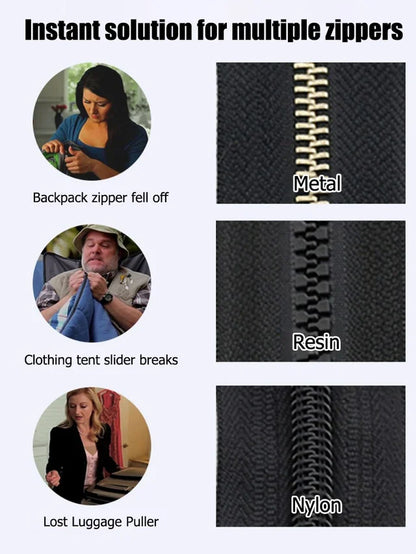 Removable zipper repairer