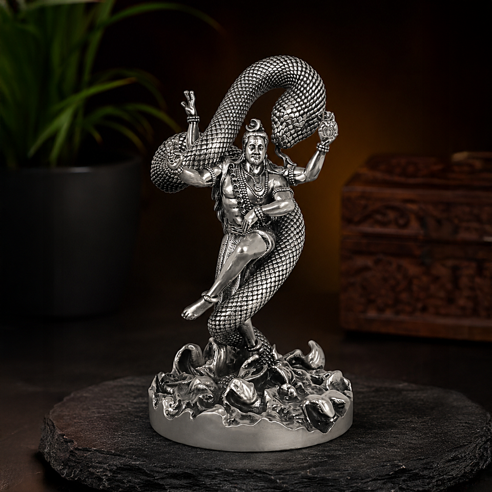 Mystical Shiva Silver Plated