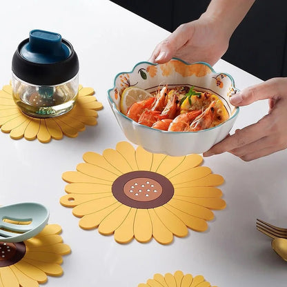 FloraGuard™ - Sunflower Thermal Trivet Mat (10 CMS)
