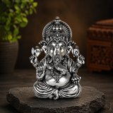 Vighnaharta Ganesha Silver Plated