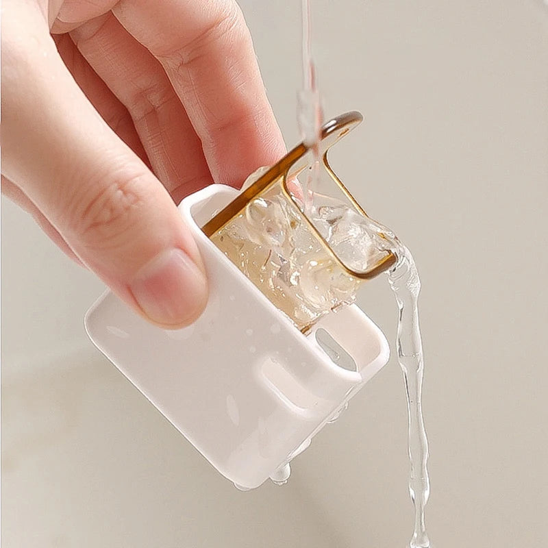 Self Adhesive Dust-proof Toothbrush Holder (4Pcs)