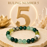 Ruling Number 5 | Crystal Bracelet | Numerology Bracelet - 8mm